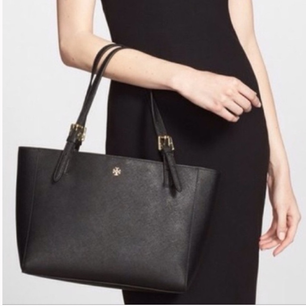 Tory Burch Black York Buckle Tote